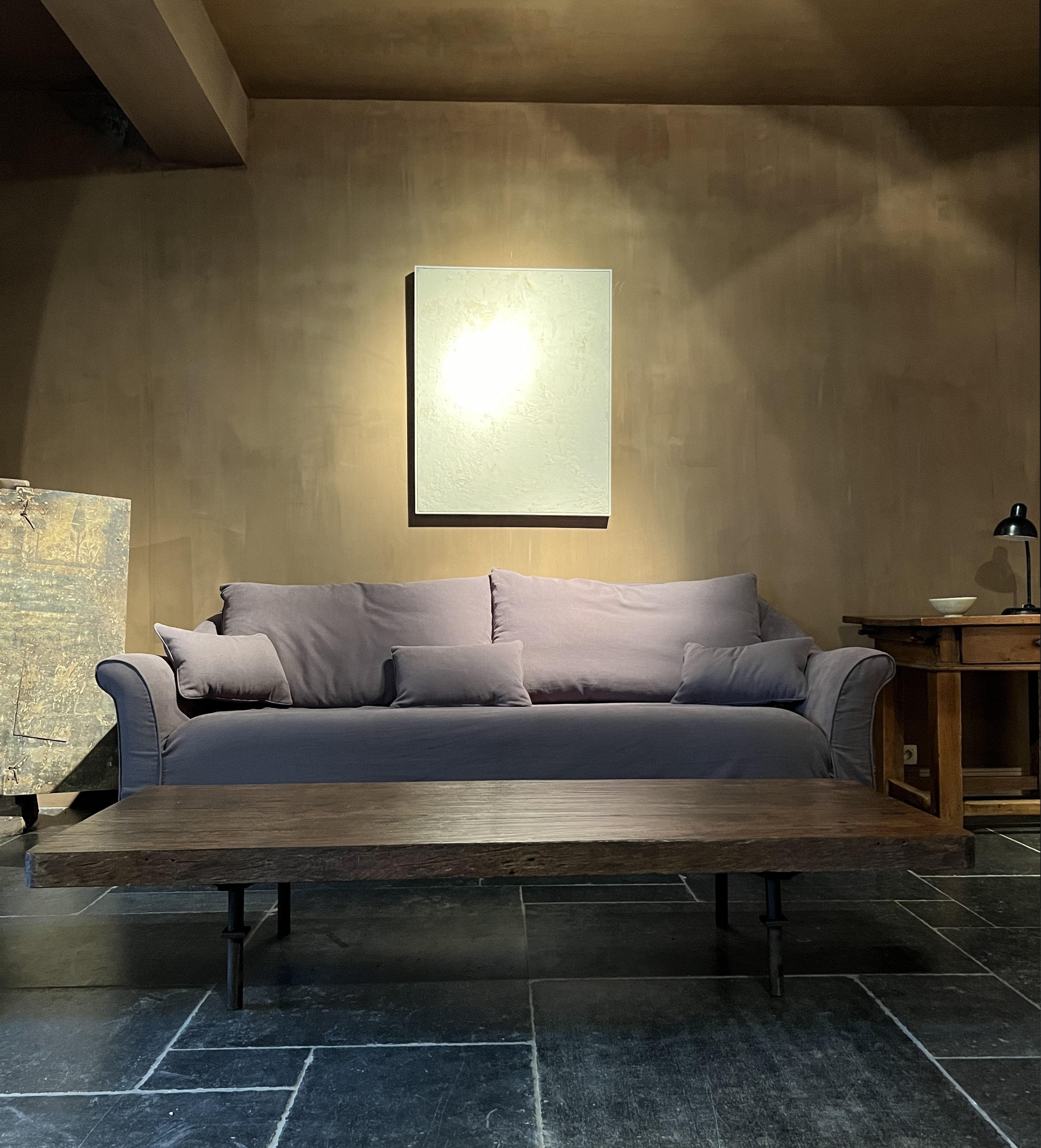 Fait main Table basse brutaliste en vente