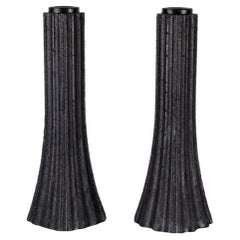 Brutalist Concrete Candlesticks