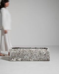Brutalist Concrete Planter