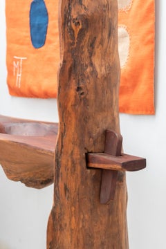 Table console brutaliste