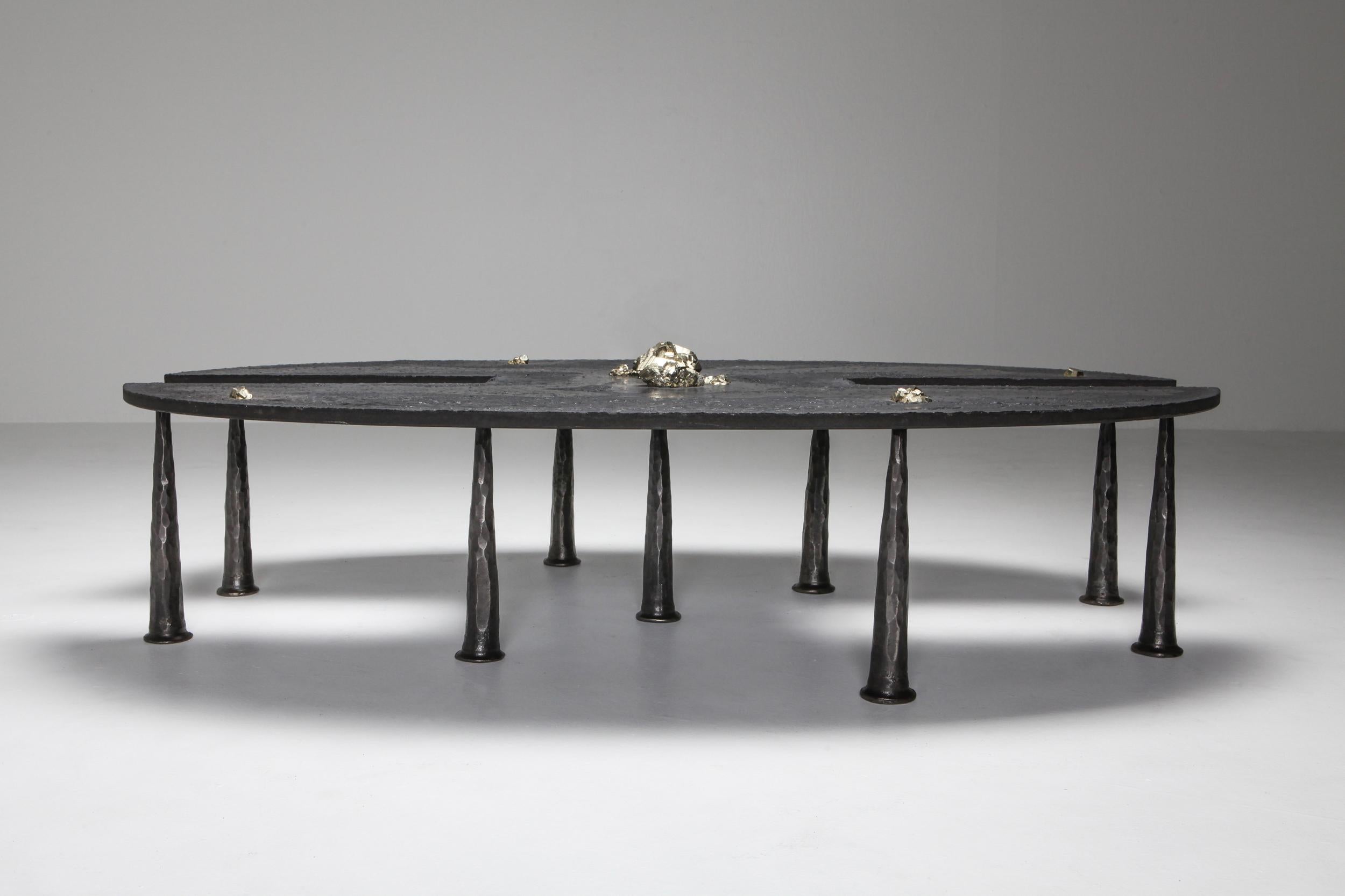 Industrial Brutalist Contemporary Coffee Table by Thomas Serruys