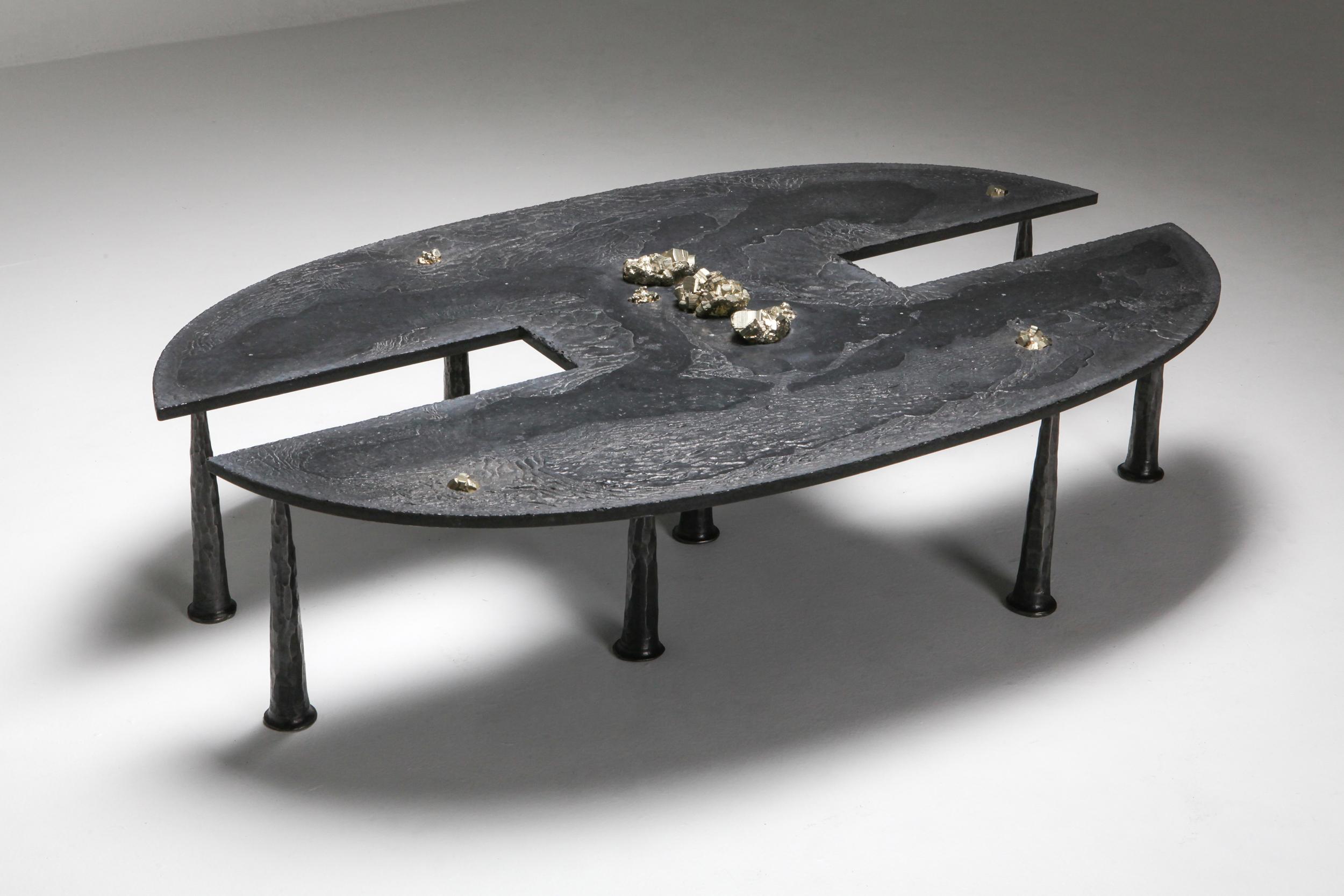 Brutalist Contemporary Coffee Table by Thomas Serruys In Excellent Condition For Sale In Antwerp, BE