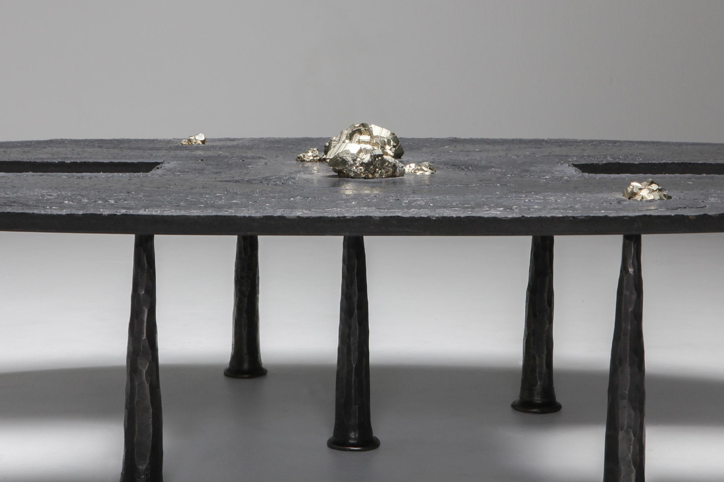Brutalist Contemporary Coffee Table by Thomas Serruys 3