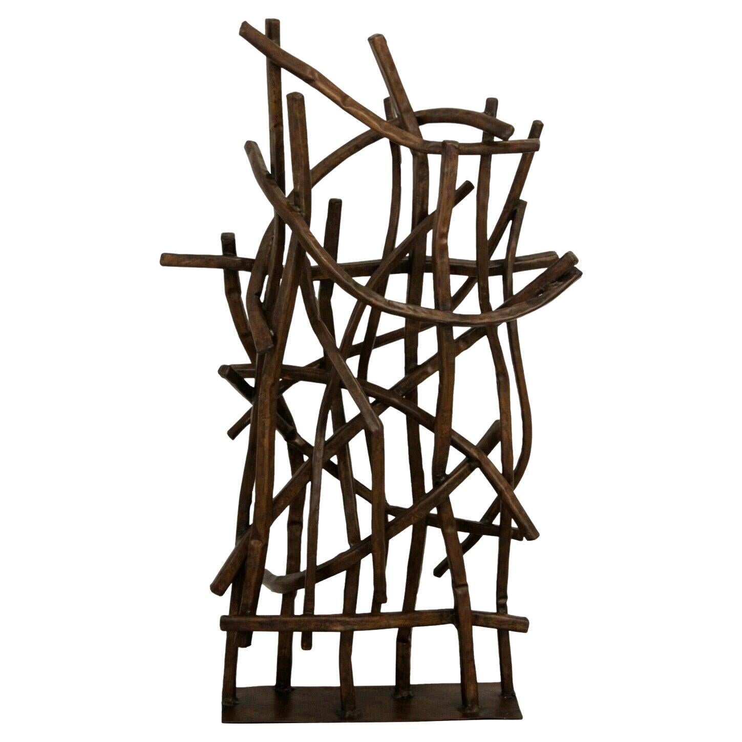 Large outdoor/indoor aluminum and stainless steel sculpture by Barbara