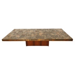 Brutalist Copper Coffee Table by Heinz Lilienthal