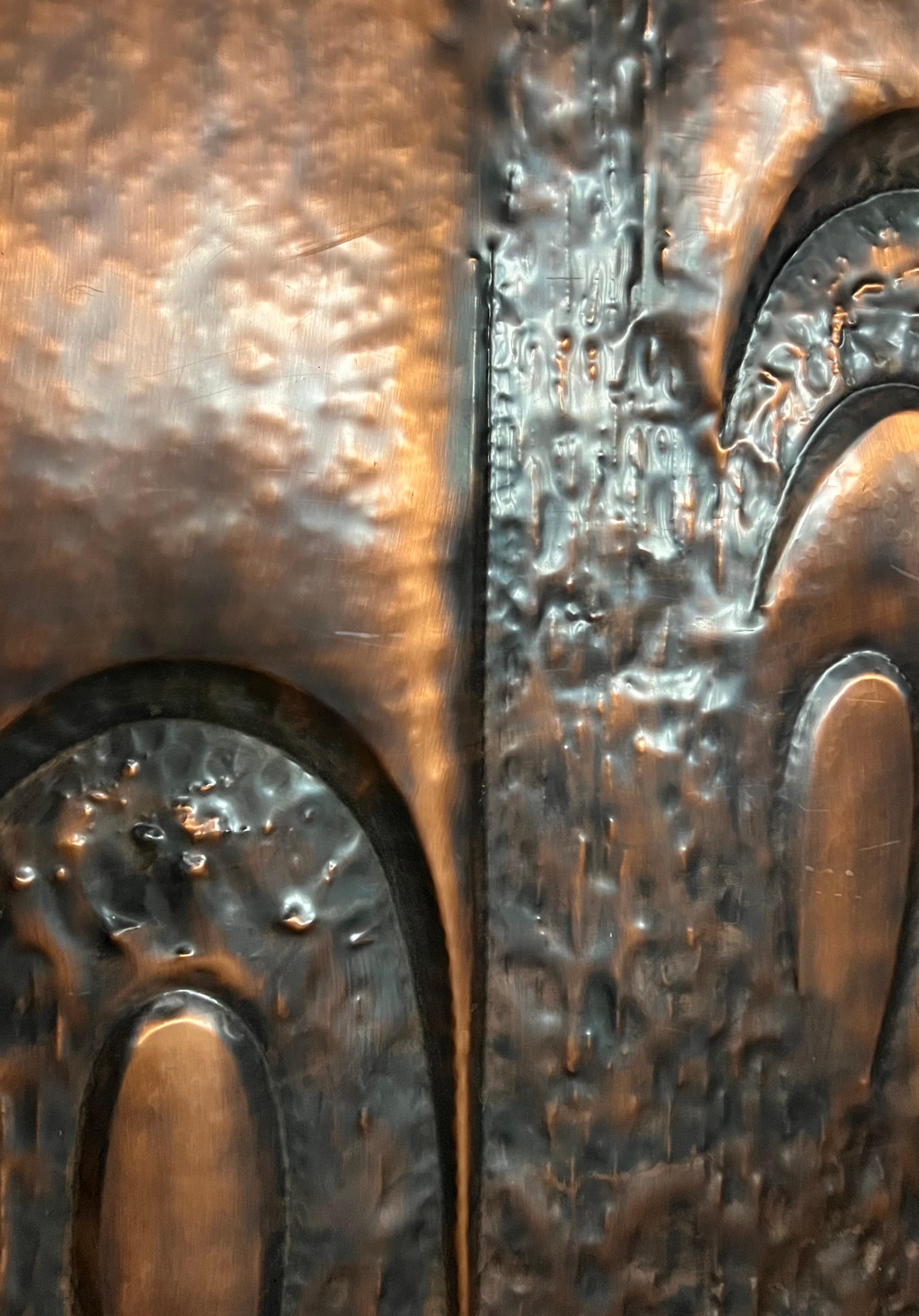 Puerta de cobre brutalista Cobre en venta