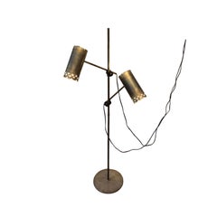 Brutalistische Kupfer-Stehlampe von Holm Sørensen, Dänemark 1960er Jahre