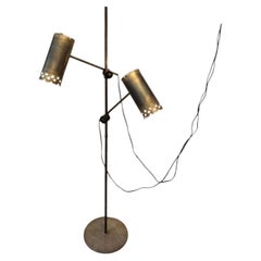 Brutalistische Kupfer-Stehlampe von Holm Sørensen, Dänemark 1960er Jahre