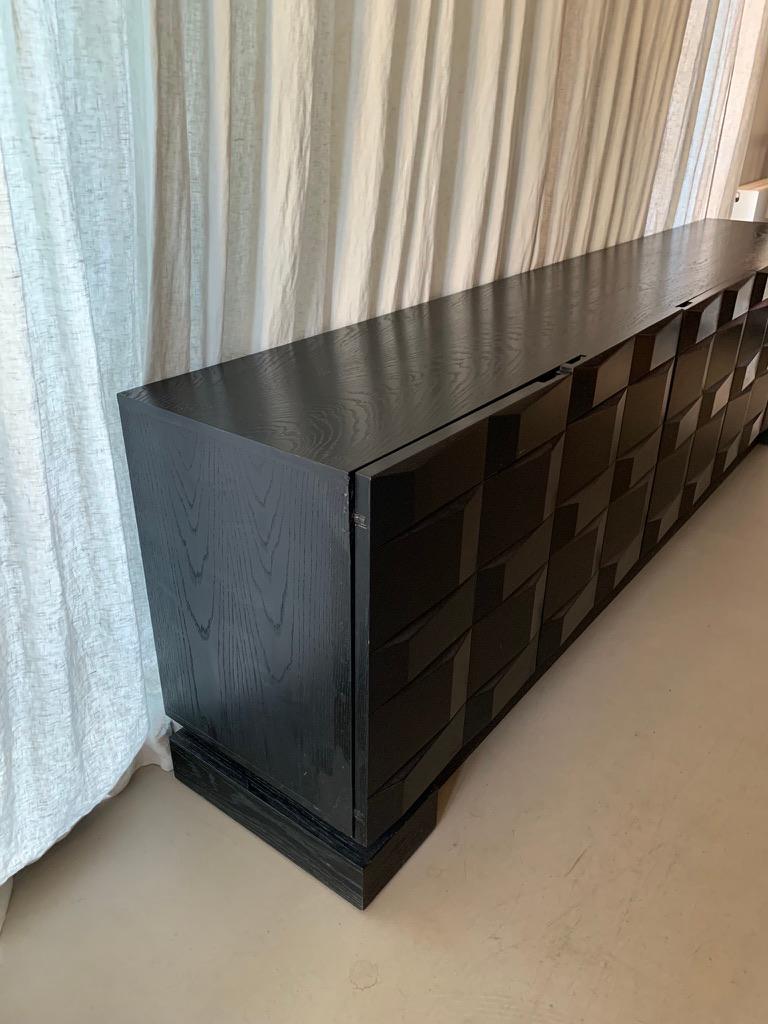 French Brutalist credenza For Sale