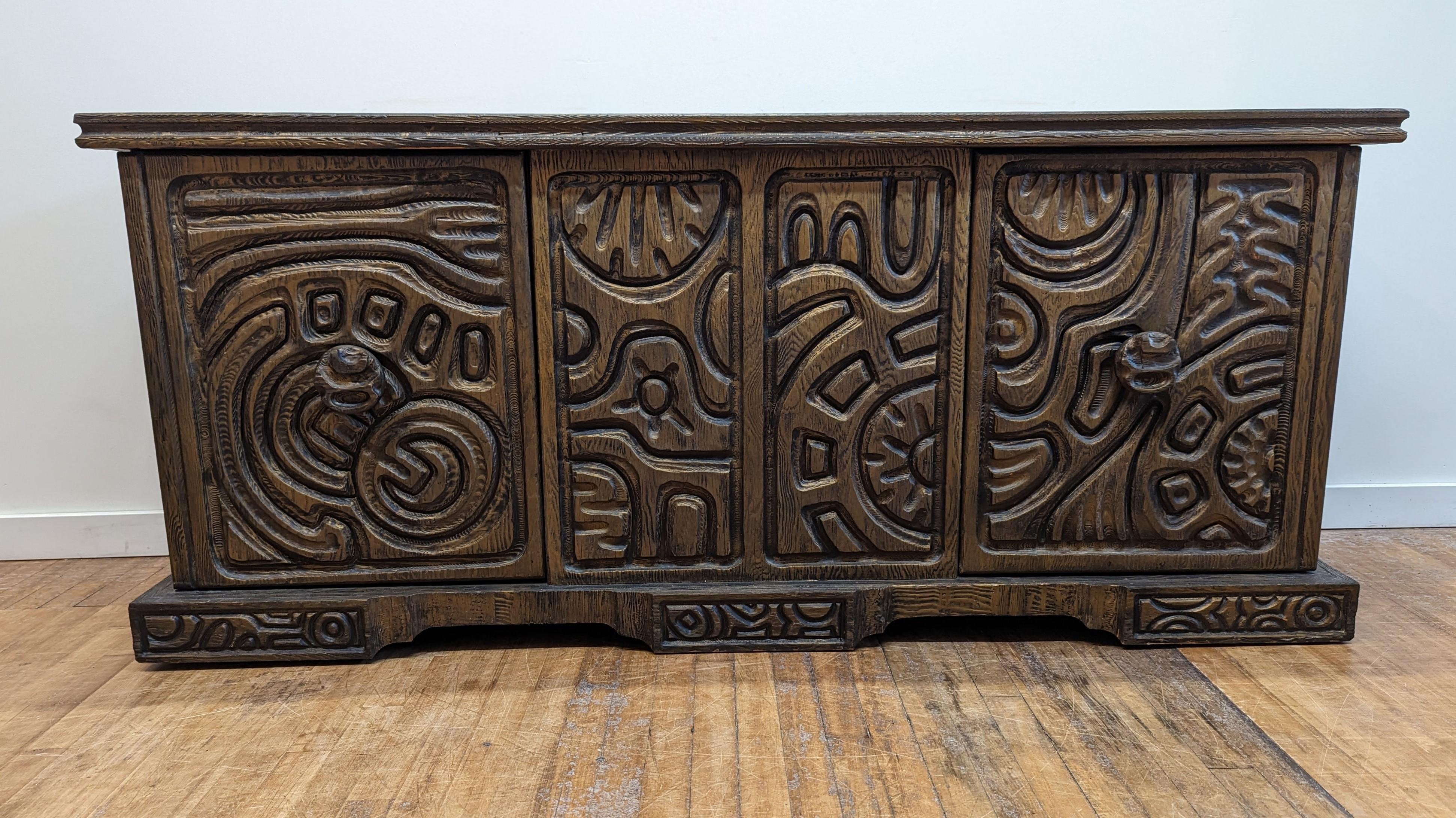 Brutalist Credenza Sideboard William Westenhaver Witco 3