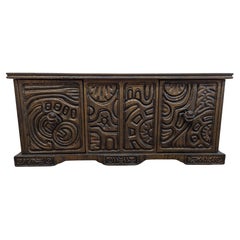 Brutalist Credenza Sideboard William Westenhaver Witco