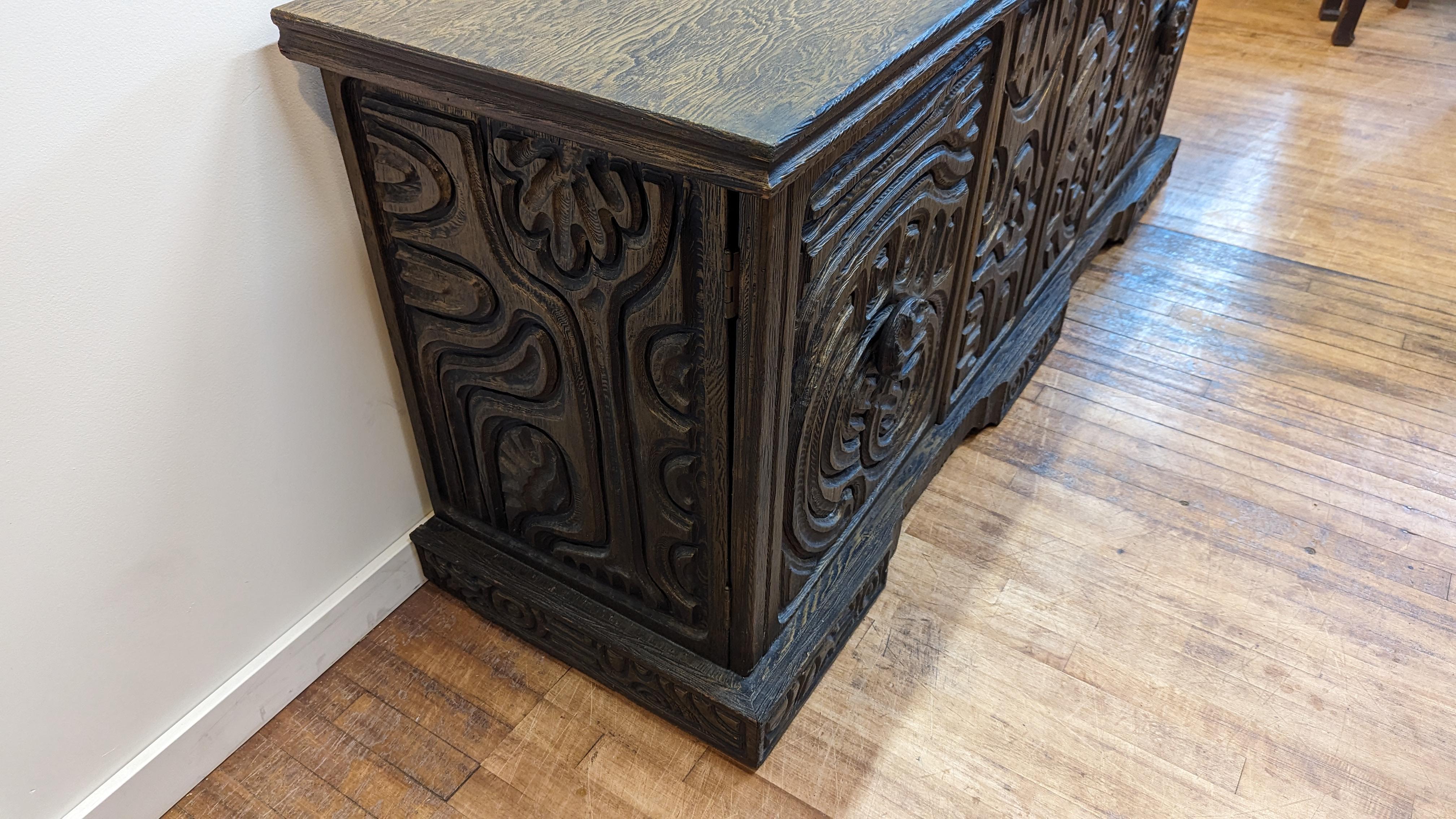 Brutalist Credenza Sideboard William Westenhaver Witco 1