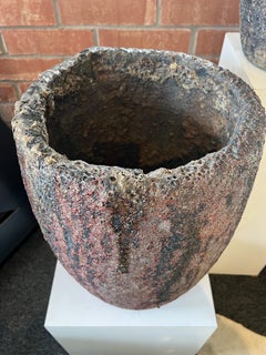 Brutalist Crucible Pot Planter