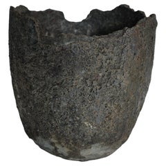 Brutalist Crucible Vessel Pot Planter
