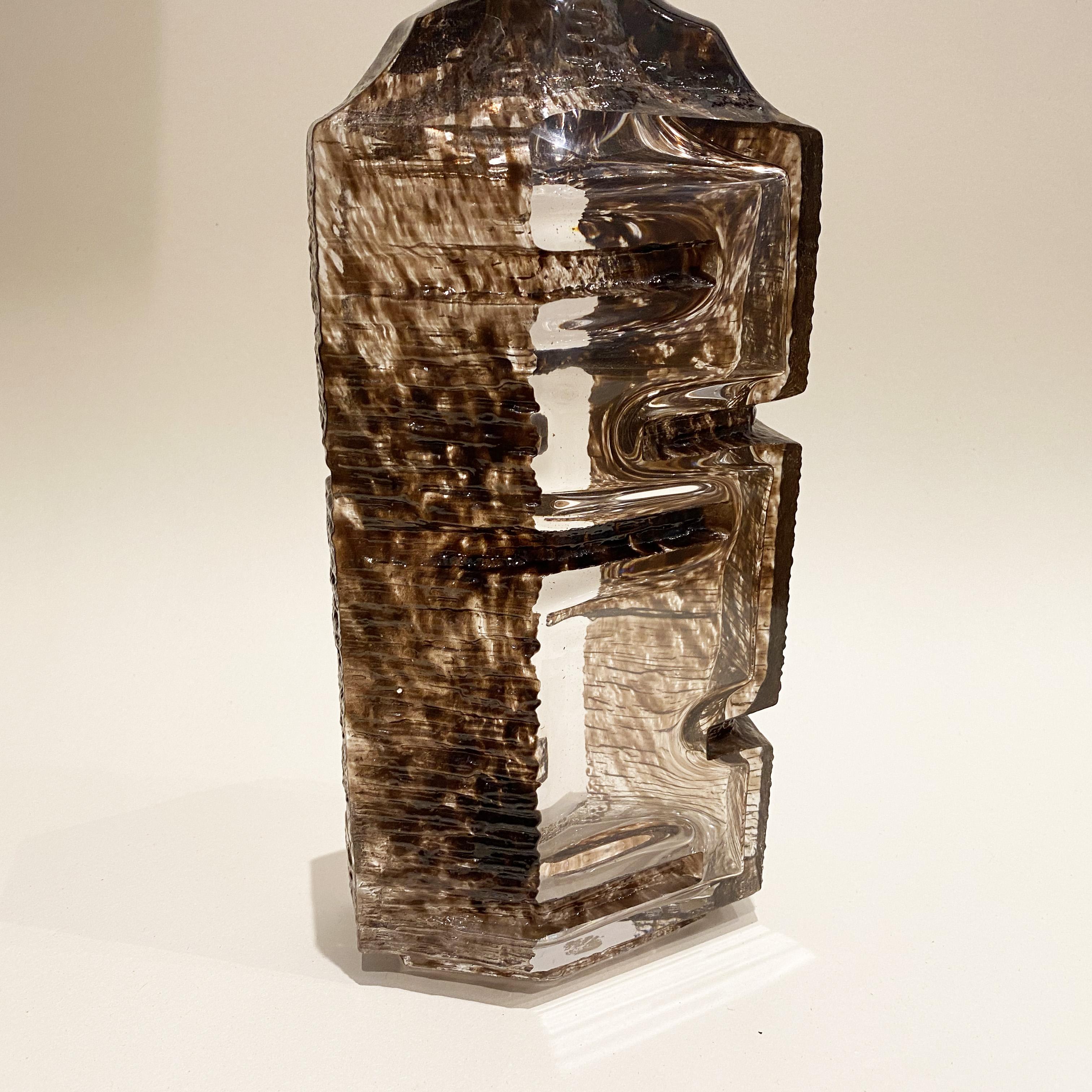 Lampe brutaliste Argos par Cesar Baldaccini pour Daum, France, 1970
