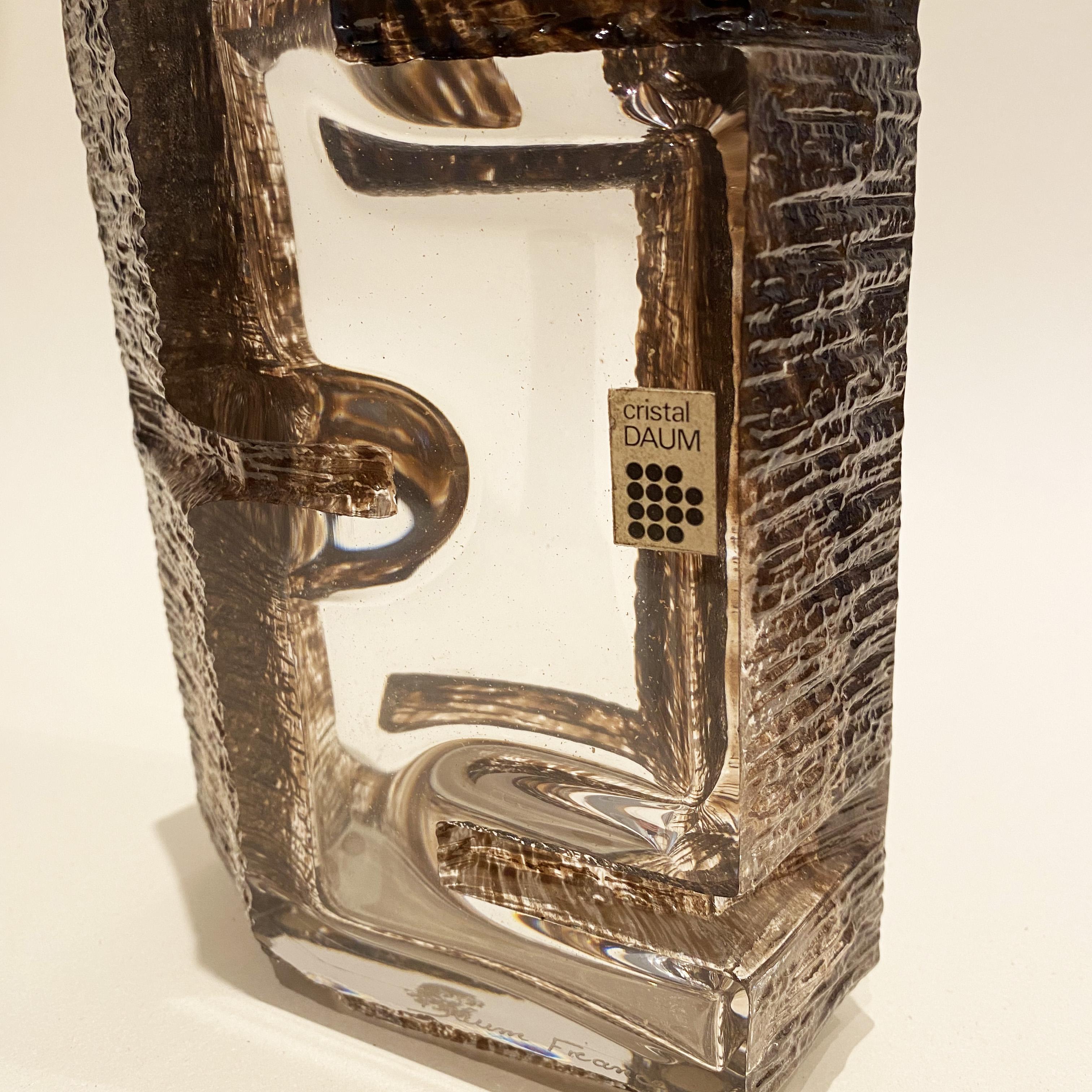 Aluminium Lampe brutaliste Argos par Cesar Baldaccini pour Daum, France, 1970