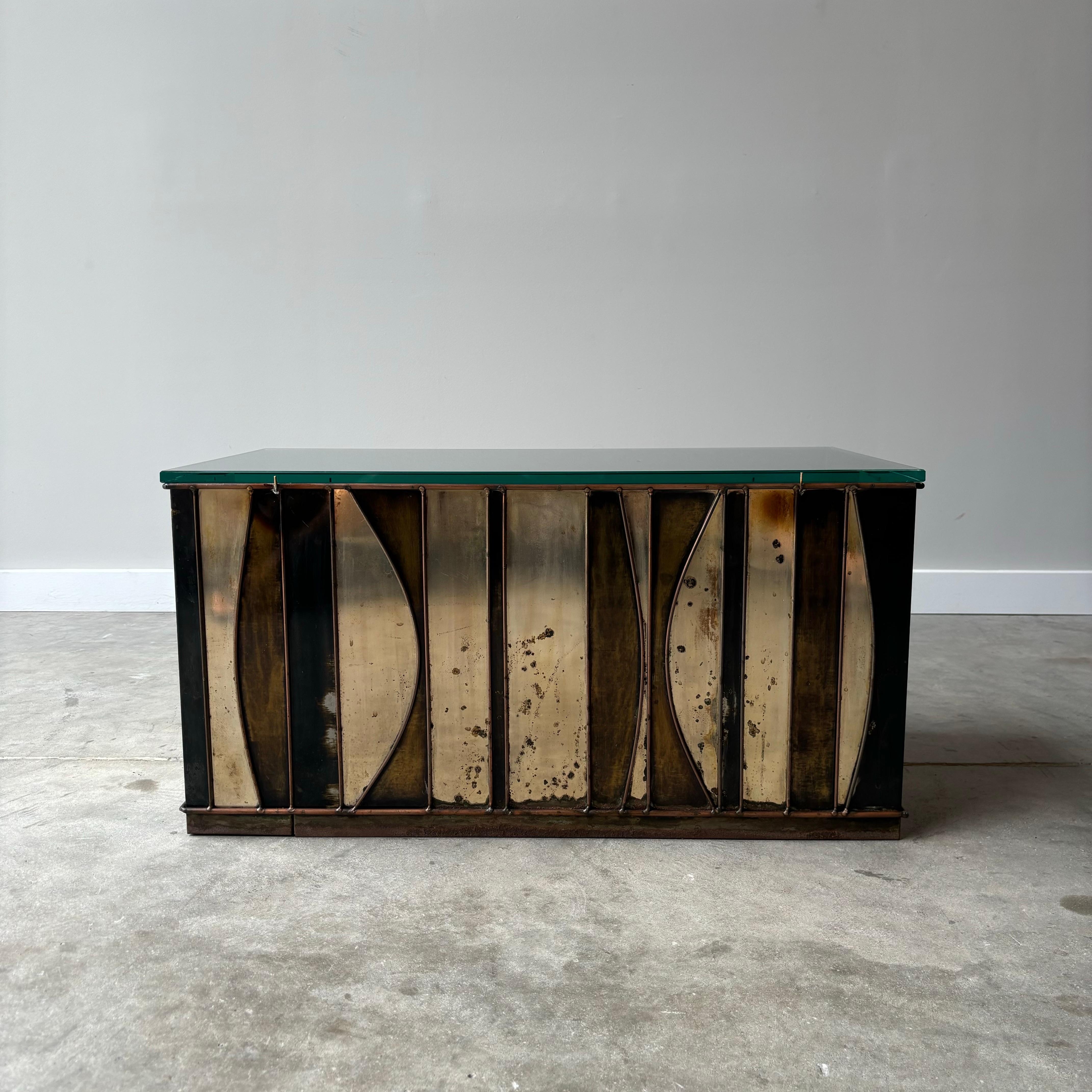 Table basse sculpturale Curtis Jere, 1970 en vente 2