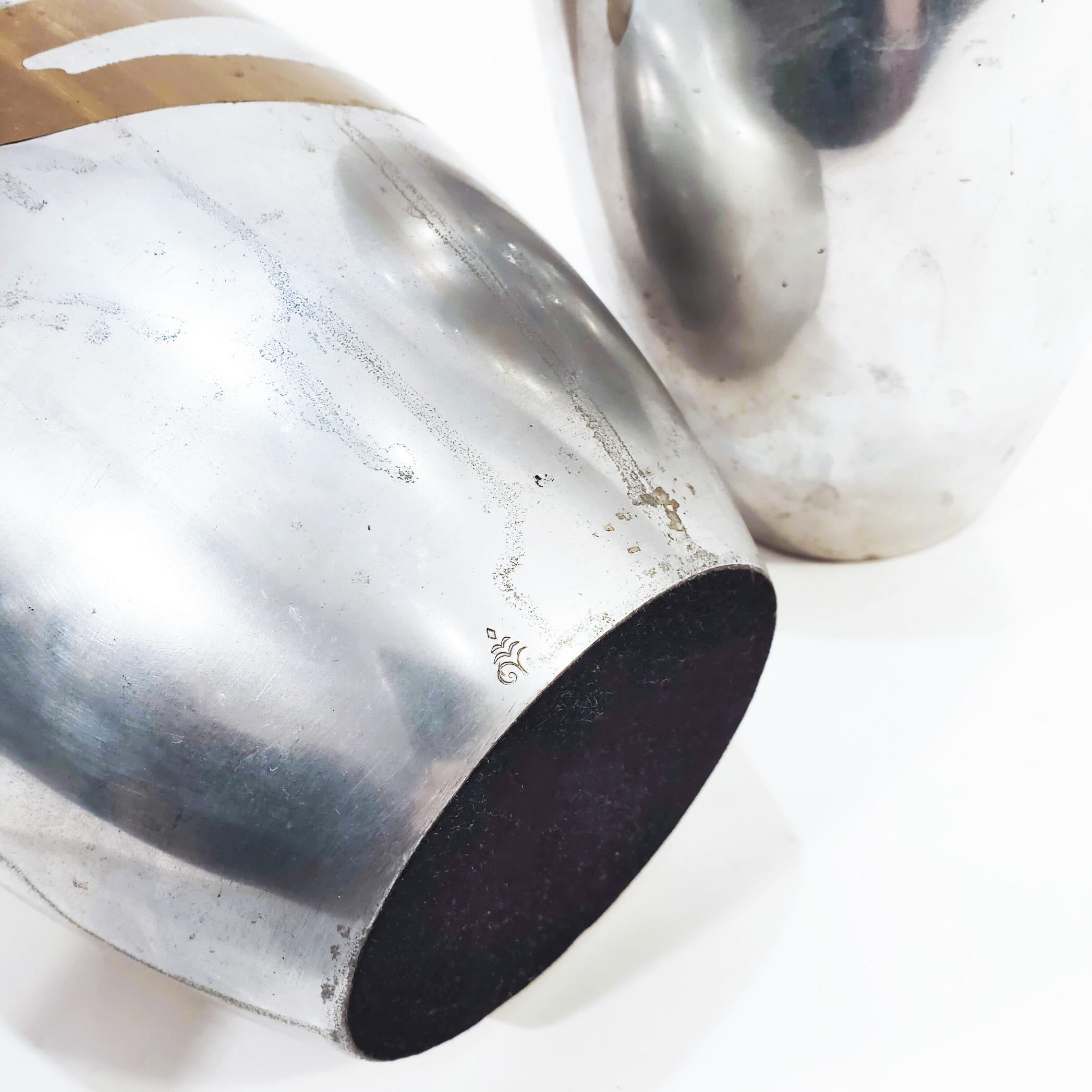 Brutalist David Marshall's style vases by Alfonso Márquez, Spain, 1970s For Sale 4