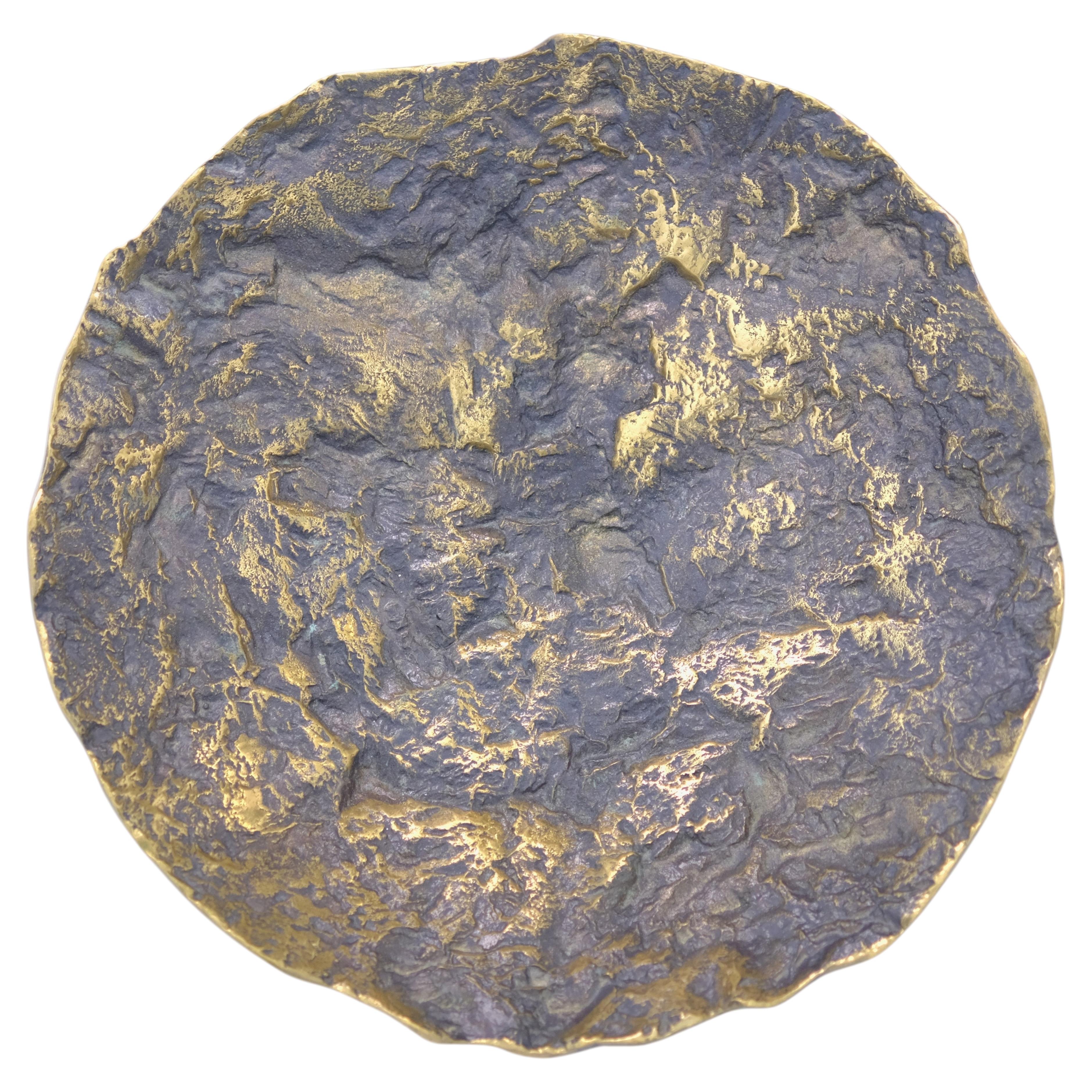 Brutalist Decorative Bronze Bowl, Kaj Blomqvist, Finland 1970s For Sale