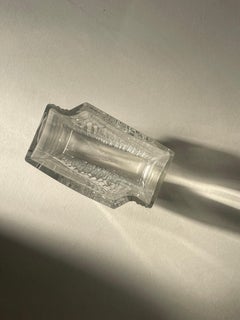 Vaso decorativo in vetro in stile brutalista “Sointu” di Tapio Wirkkala per Littala, anni ’60