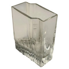 Vaso decorativo in vetro in stile brutalista “Sointu” di Tapio Wirkkala per Littala, anni ’60