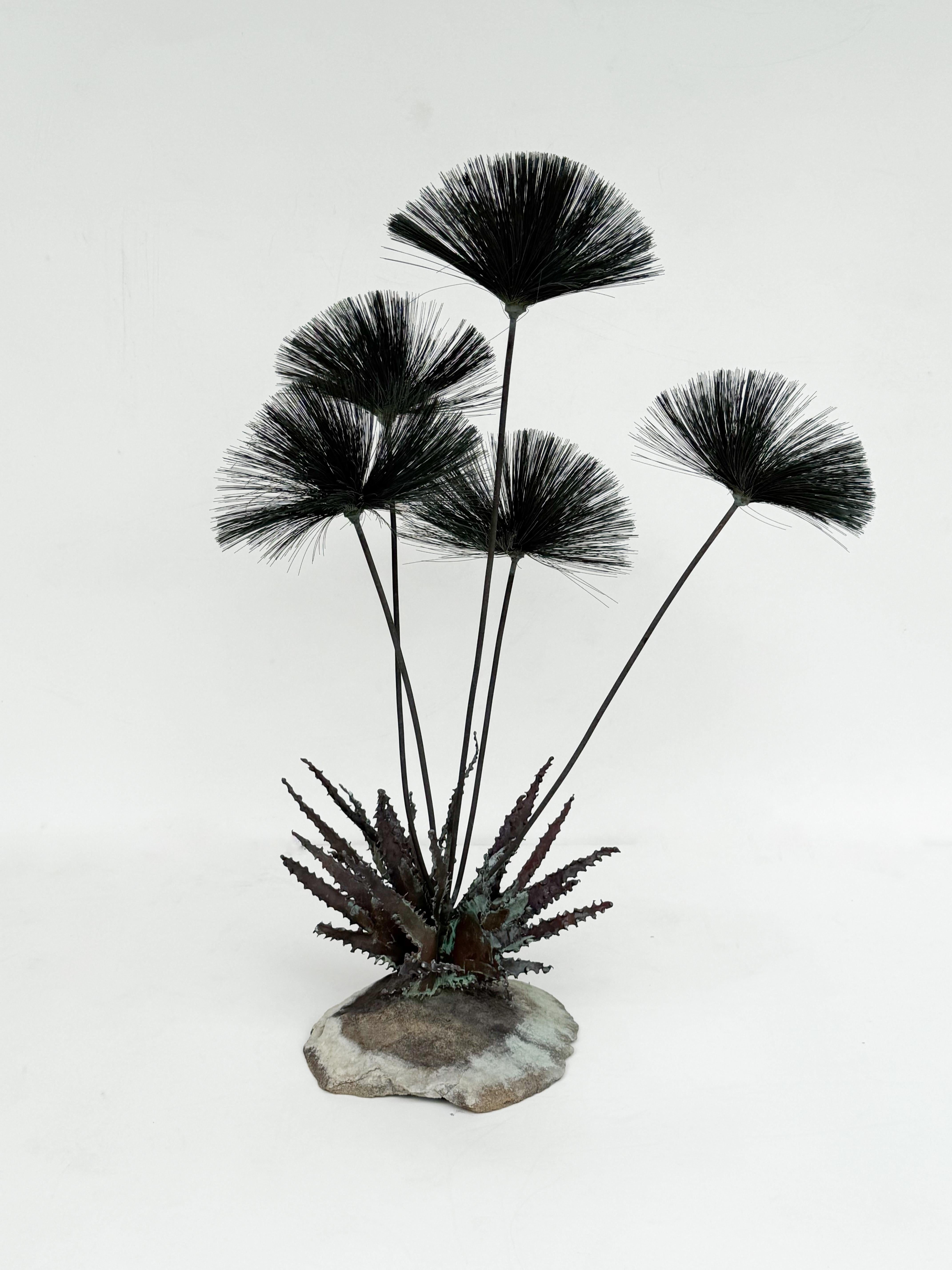 American Brutalist “Desert Flowers” Sculpture by John Steck For Sale