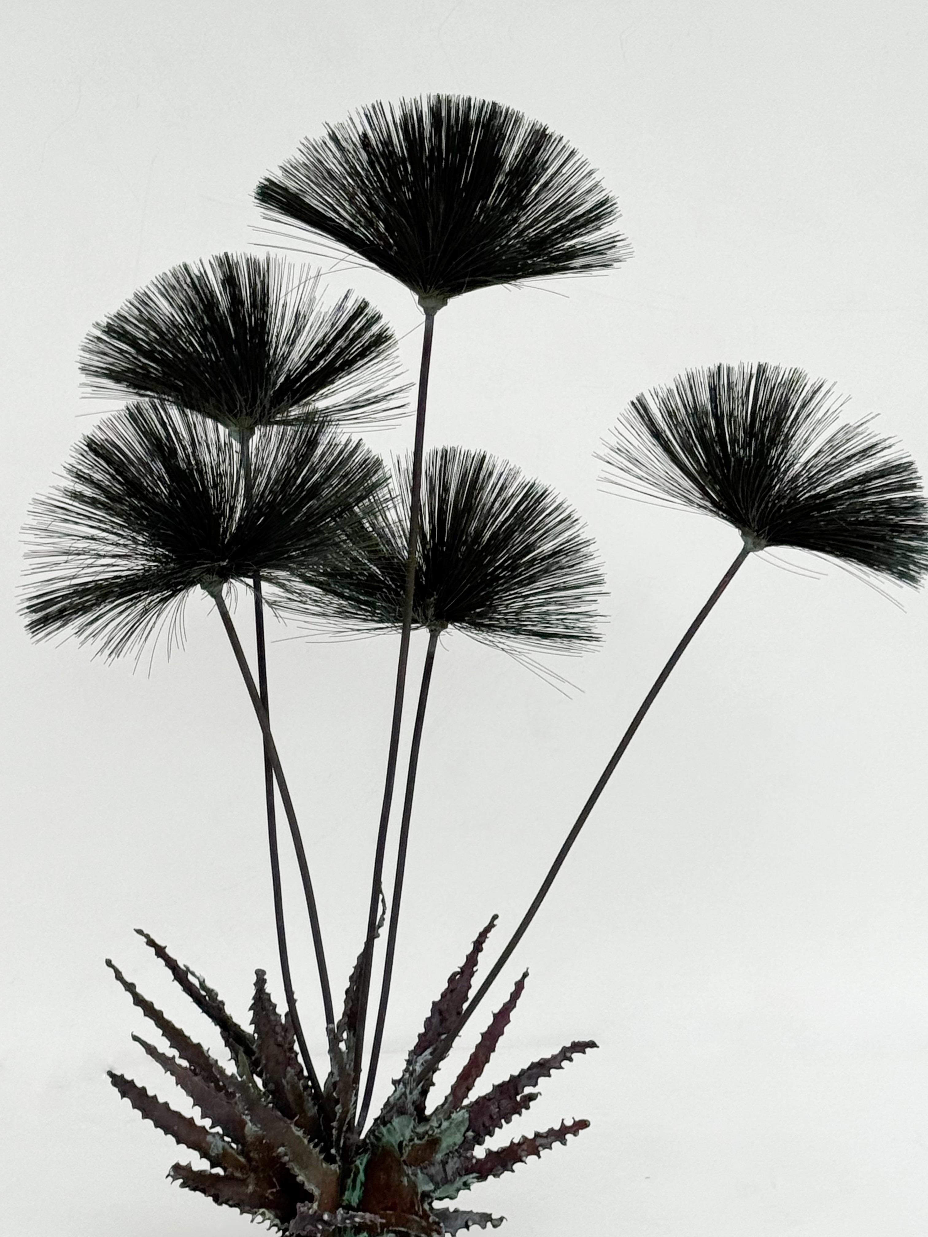 Mid-20th Century Brutalist “Desert Flowers” Sculpture by John Steck For Sale