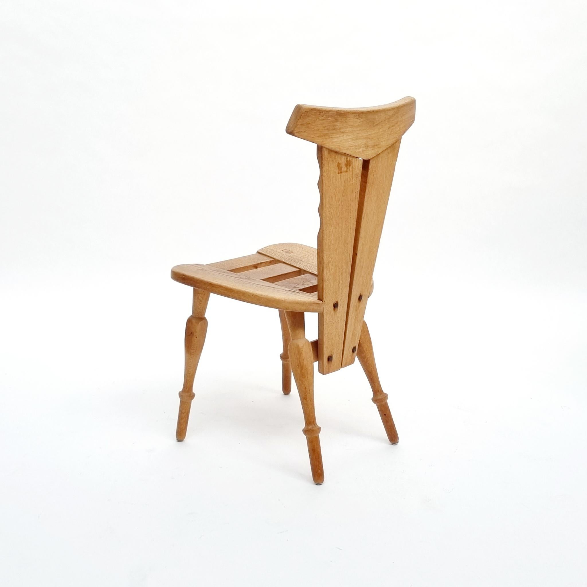 Brutalist Design Pub Cafe Dinning Chair Set, Belgium 1960’s In Good Condition For Sale In Hilversum, NL