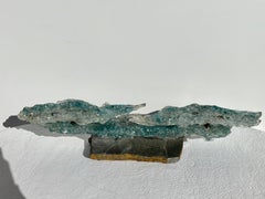 Brutalist Desktop Glass Sculpture