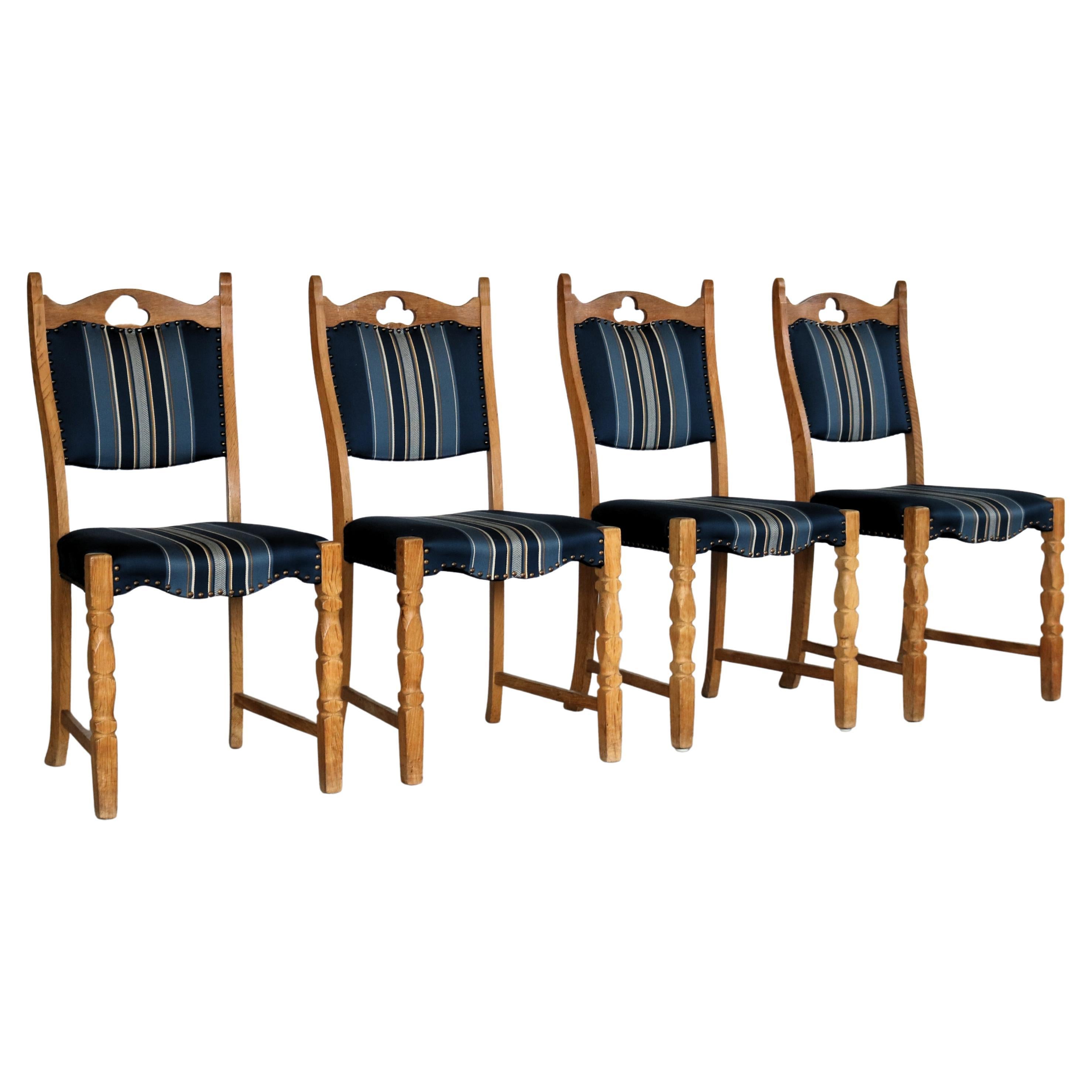 sedie da pranzo brutaliste  sedie vintage  1960s  Oak