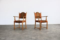 brutalist dining chairs  vintage chairs  Danish