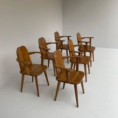 Brutalist Dining Set with Extendable Table