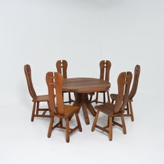 Brutalist Dining Table by De Puydt
