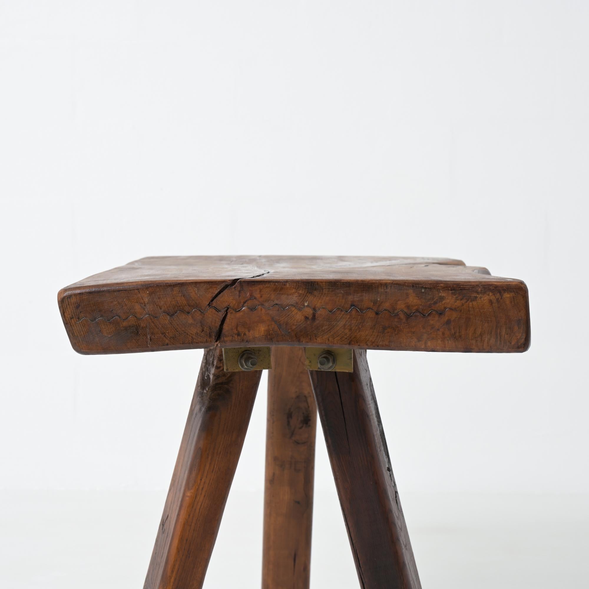 Brutalist Dining Table by Mobichalet For Sale 4