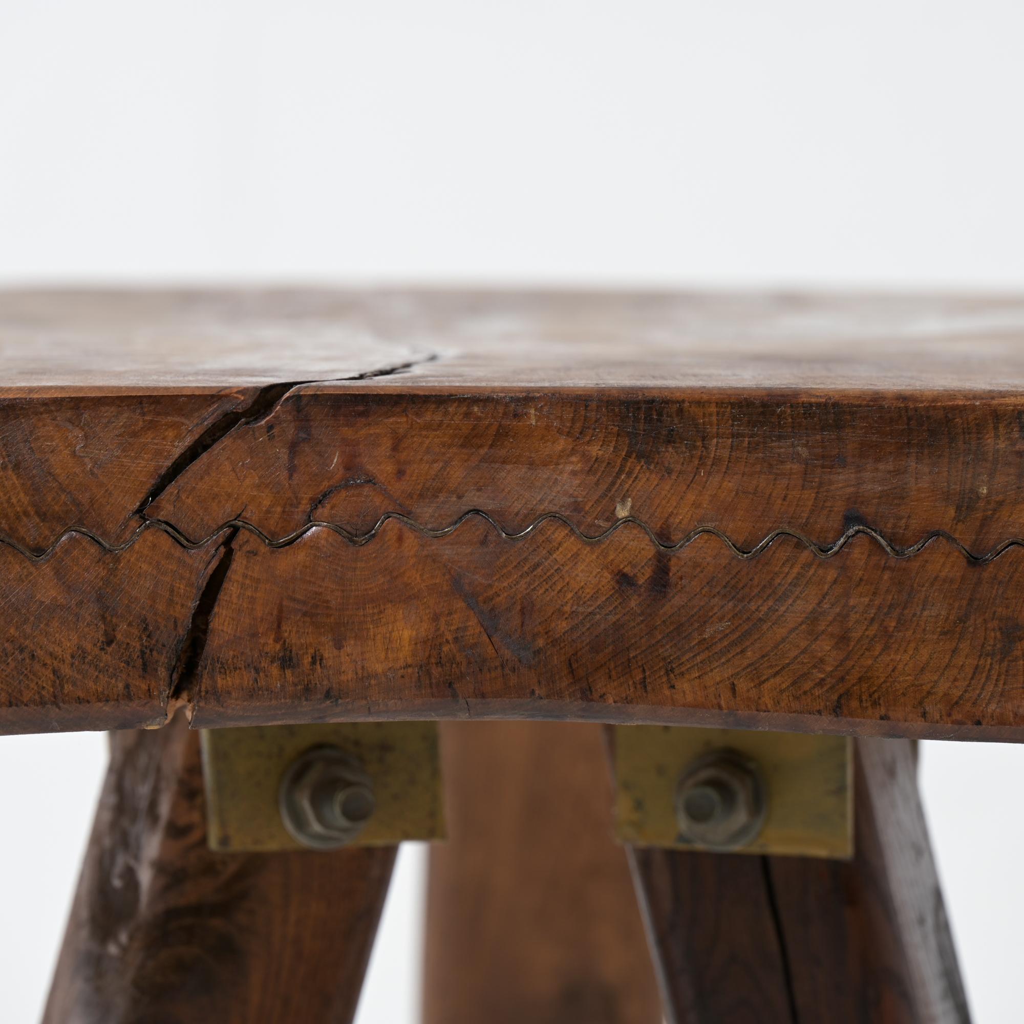 Brutalist Dining Table by Mobichalet For Sale 6