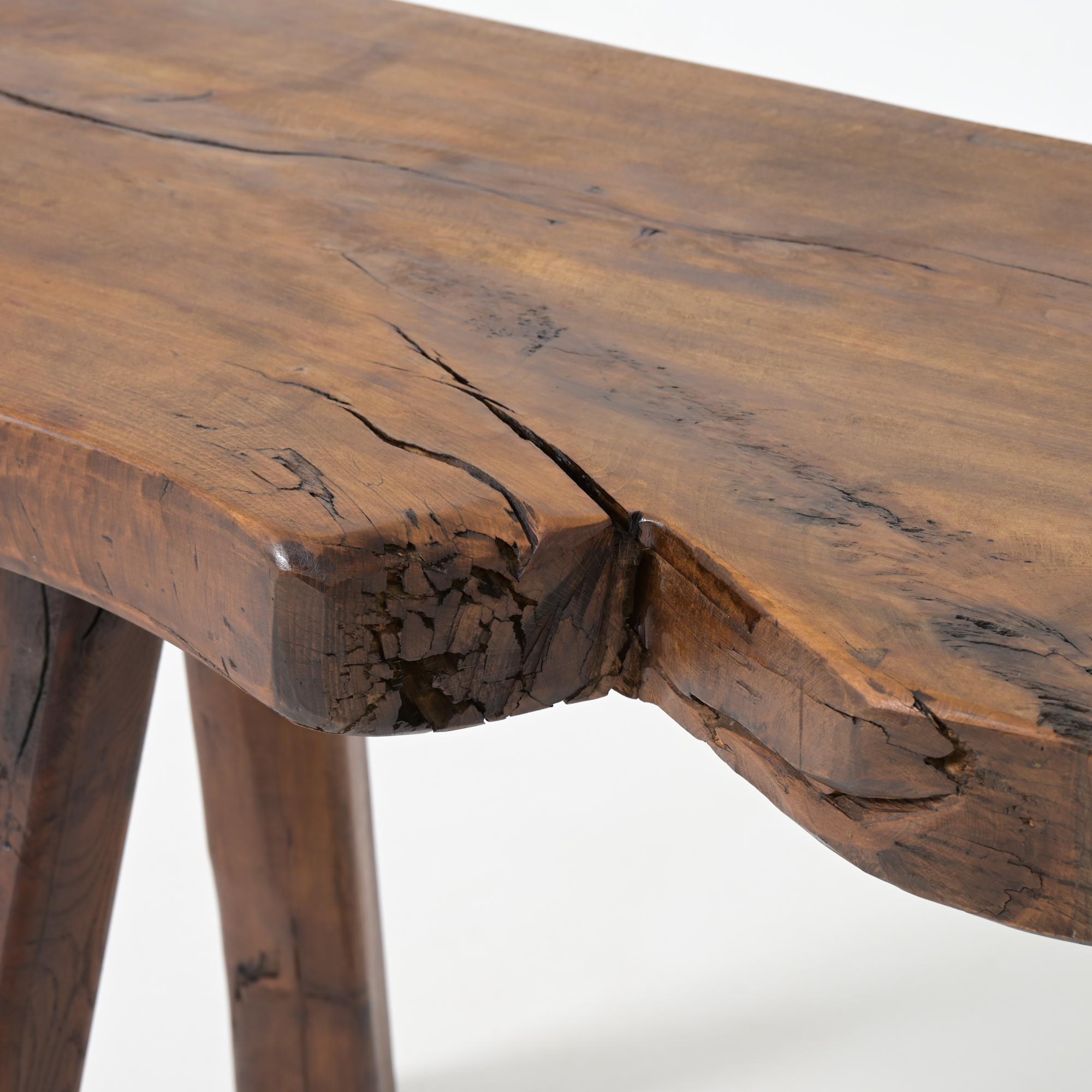 Brutalist Dining Table by Mobichalet For Sale 9