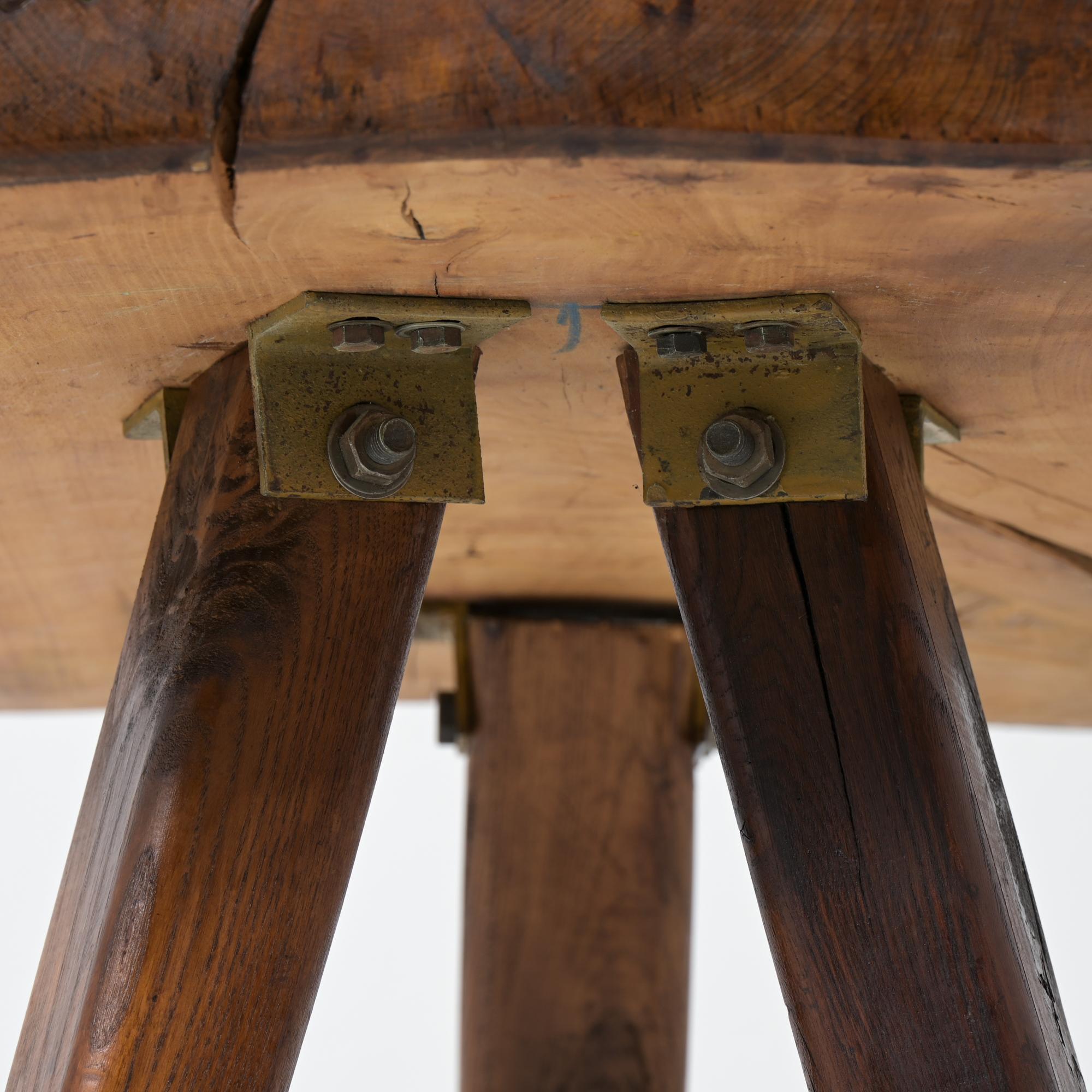 Brutalist Dining Table by Mobichalet For Sale 14