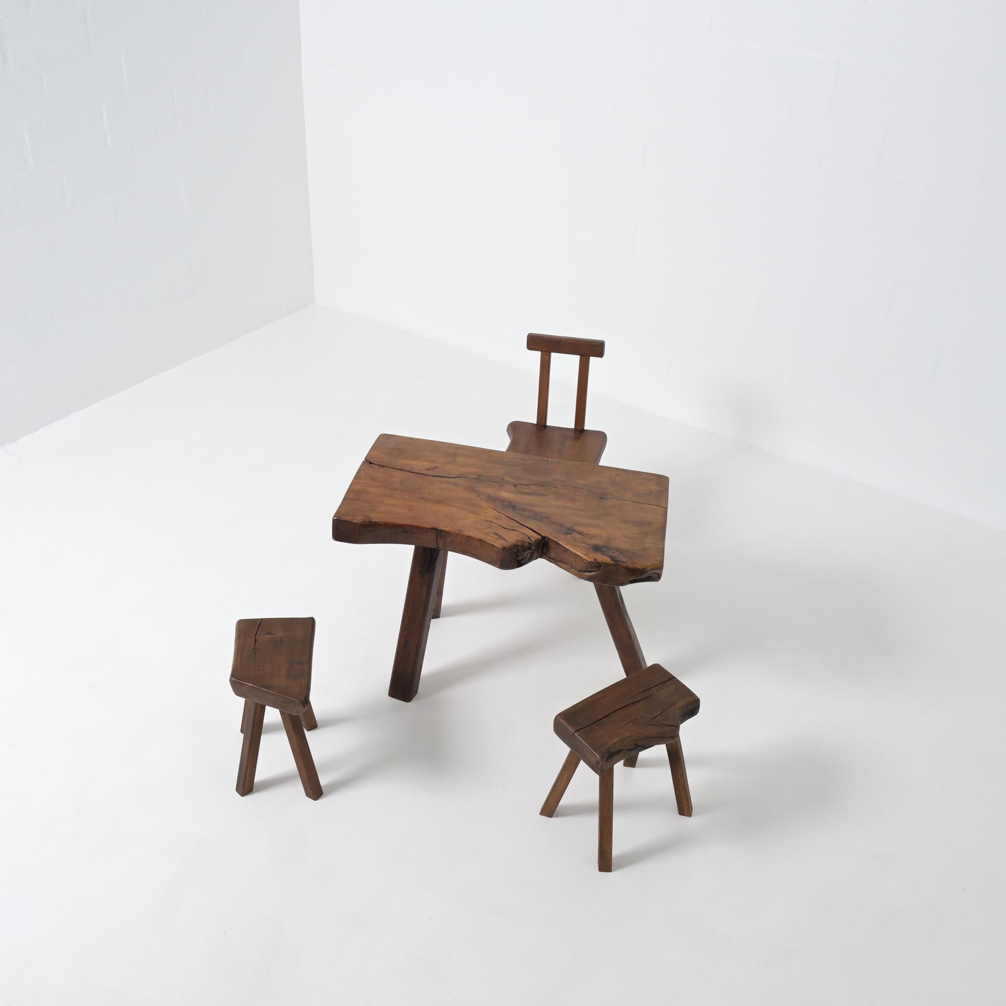 Brutalist Dining Table by Mobichalet For Sale 3