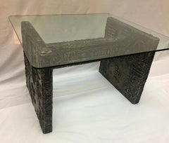 Brutalist Dining Table Desk, Adrian Pearsall