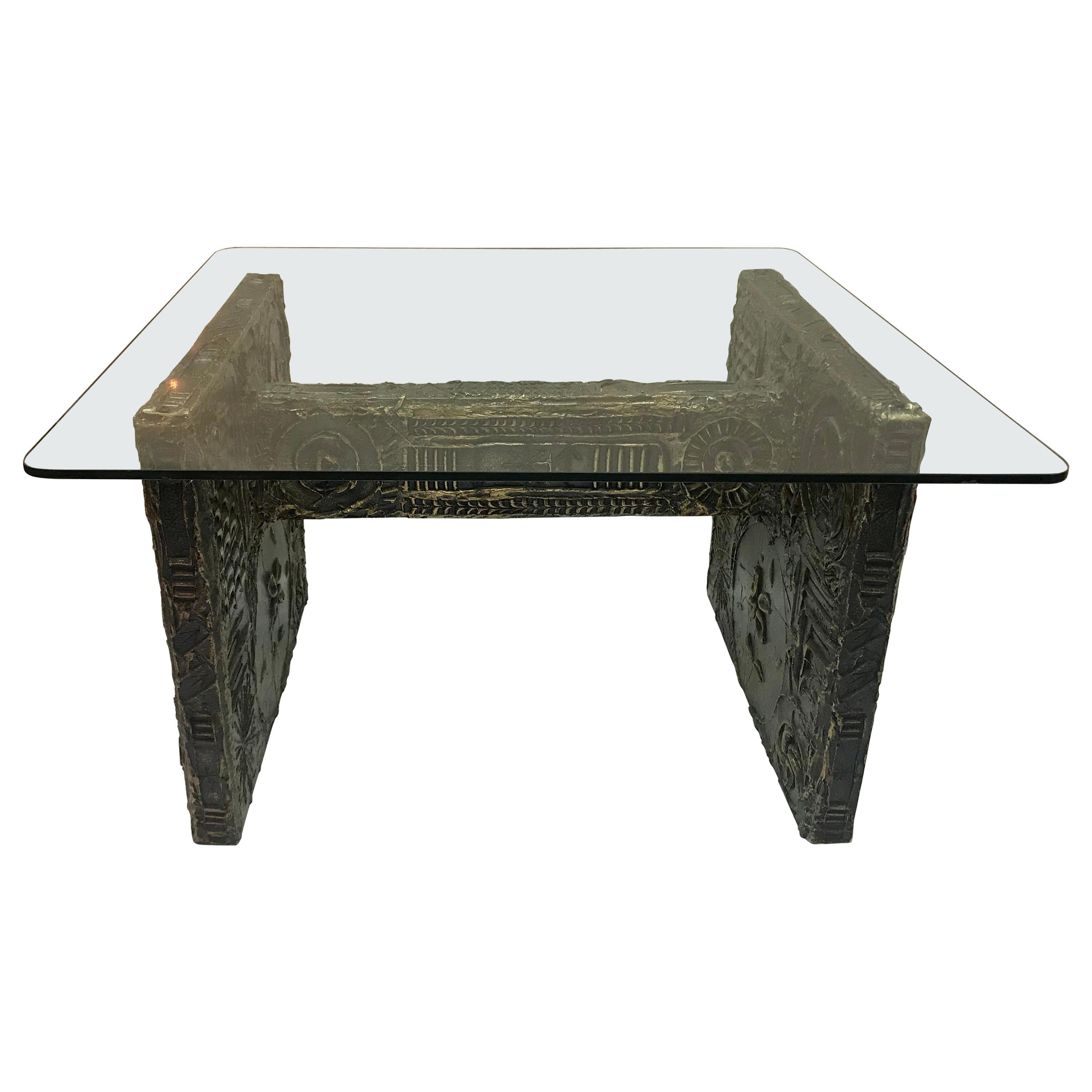 Brutalist Dining Table Desk, Adrian Pearsall For Sale