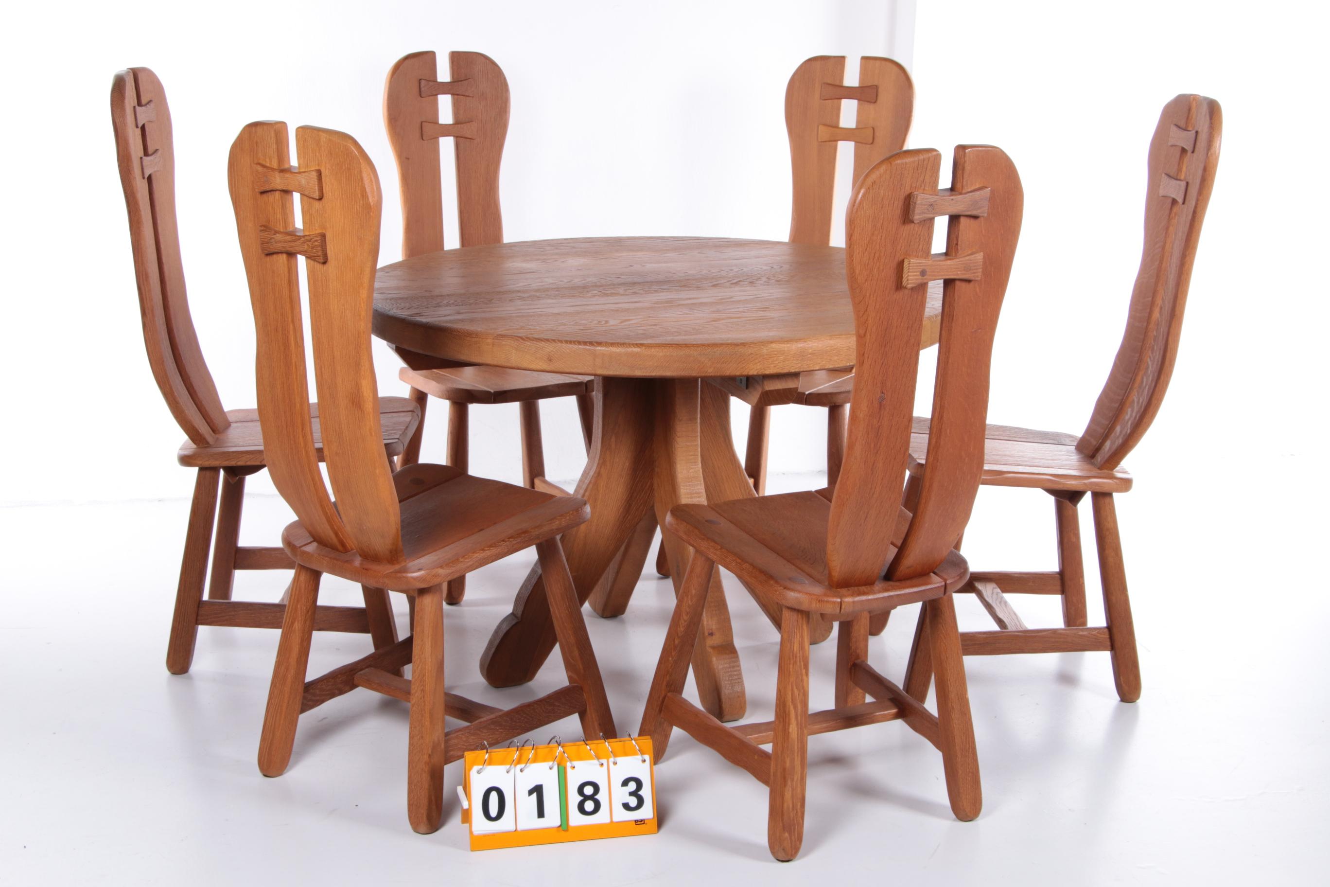 1970s kitchen table and chairs