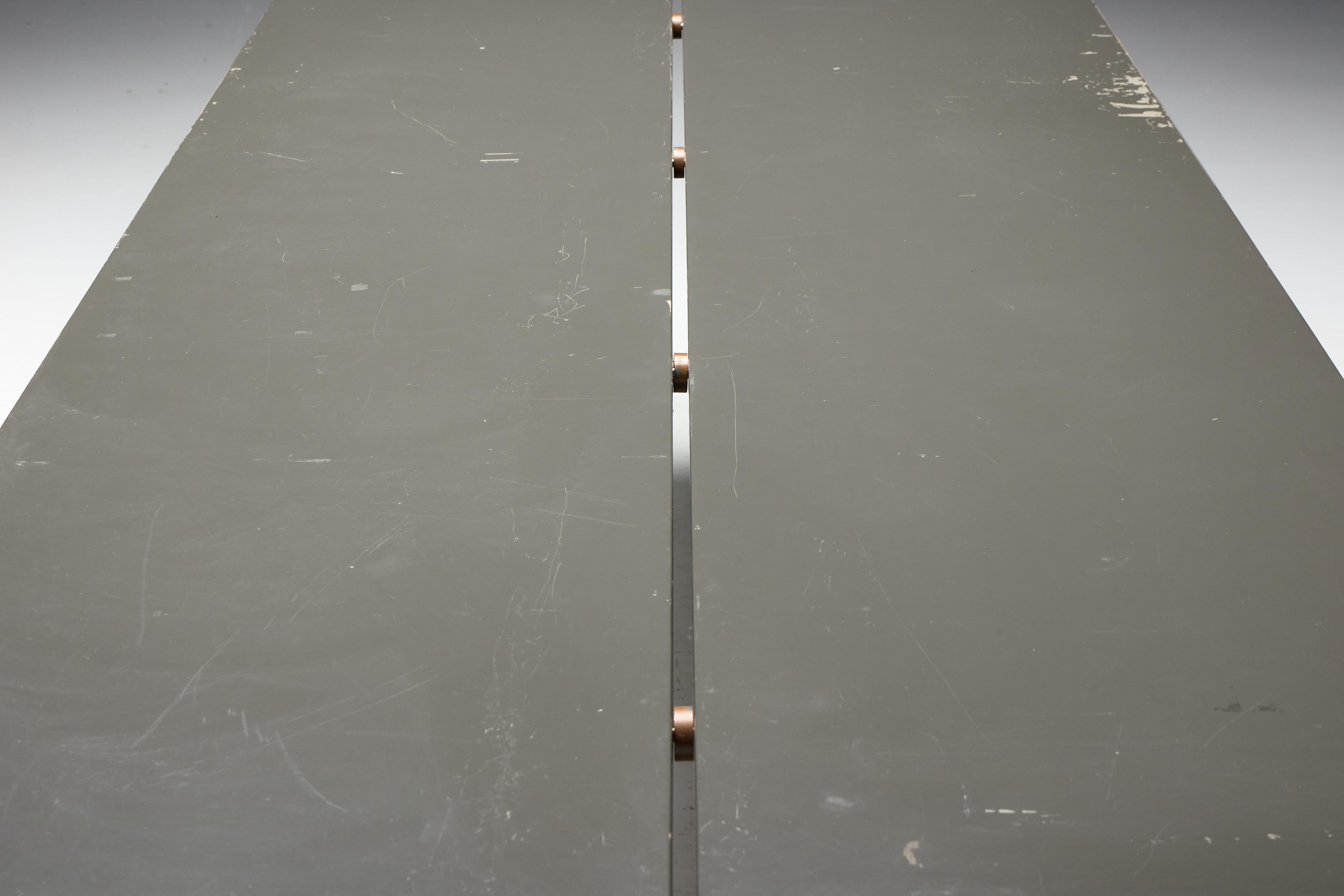 Table de salle à manger brutaliste avec base en pierre, Belgique, 1970 en vente 12