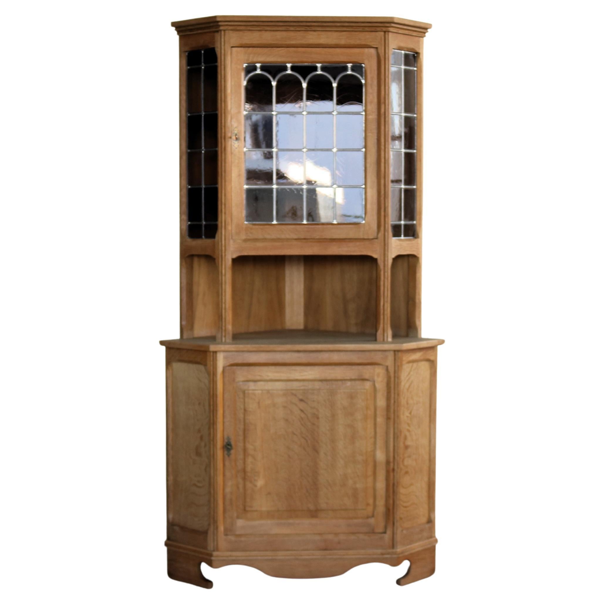 Brutalist display cabinet  corner cabinet  1960s  Danish For Sale
