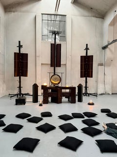 Brutalist DJ Booth, Contemporary Entertainment Deck, Limited Edition