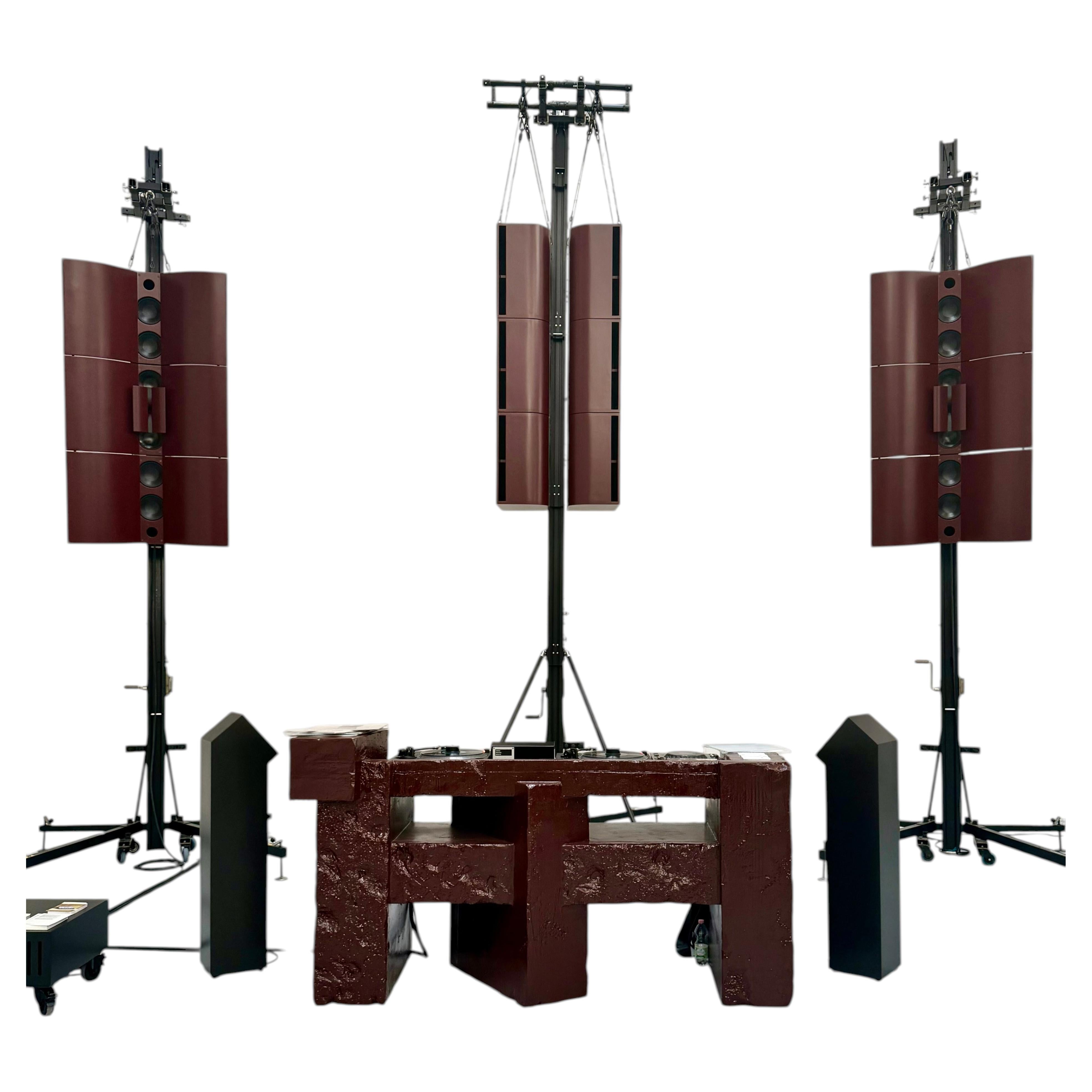 Brutalist DJ Booth, Contemporary Entertainment Deck, Limited Edition