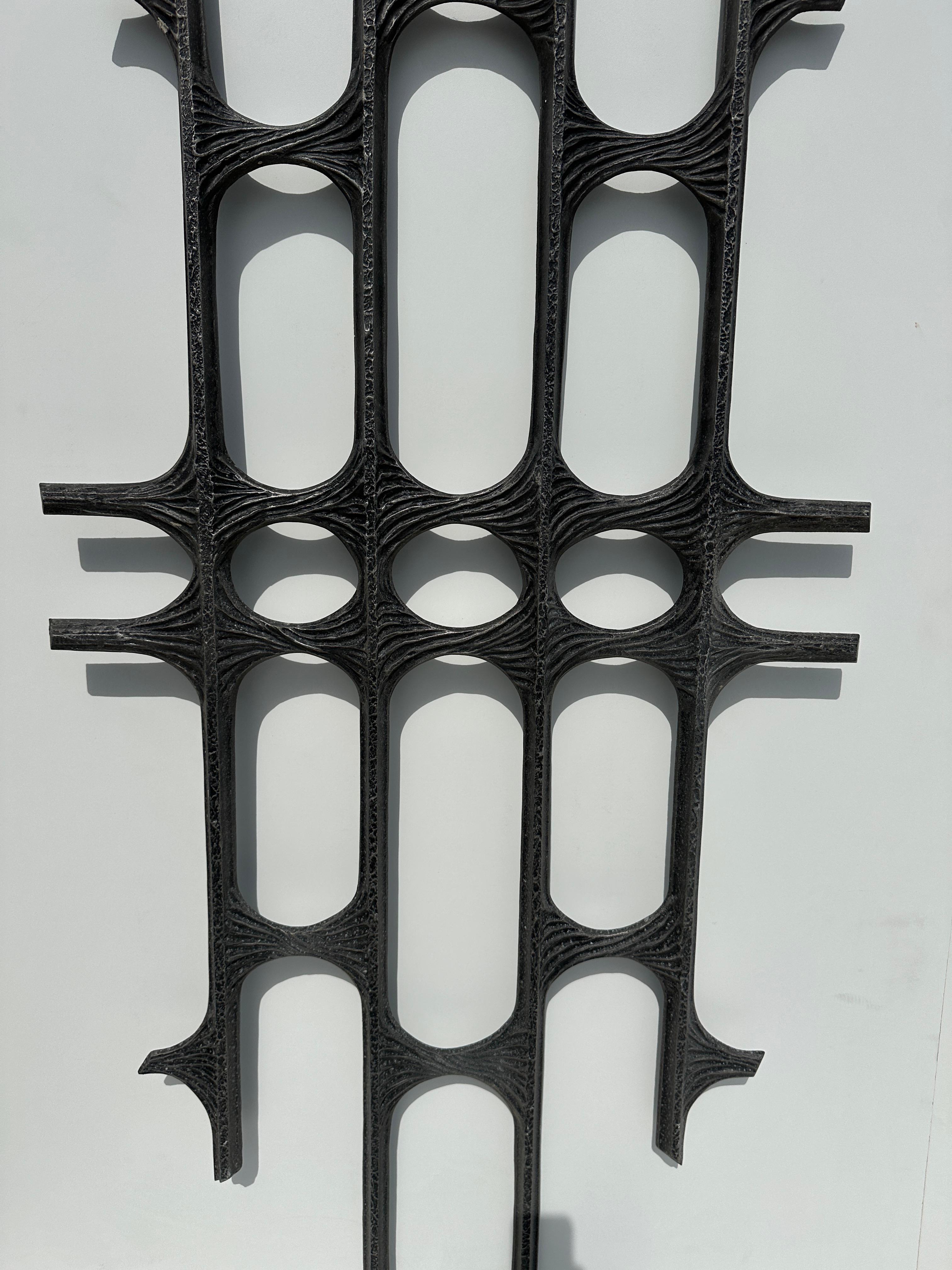 Brutalist Door Panel or Wall Decoration For Sale 7