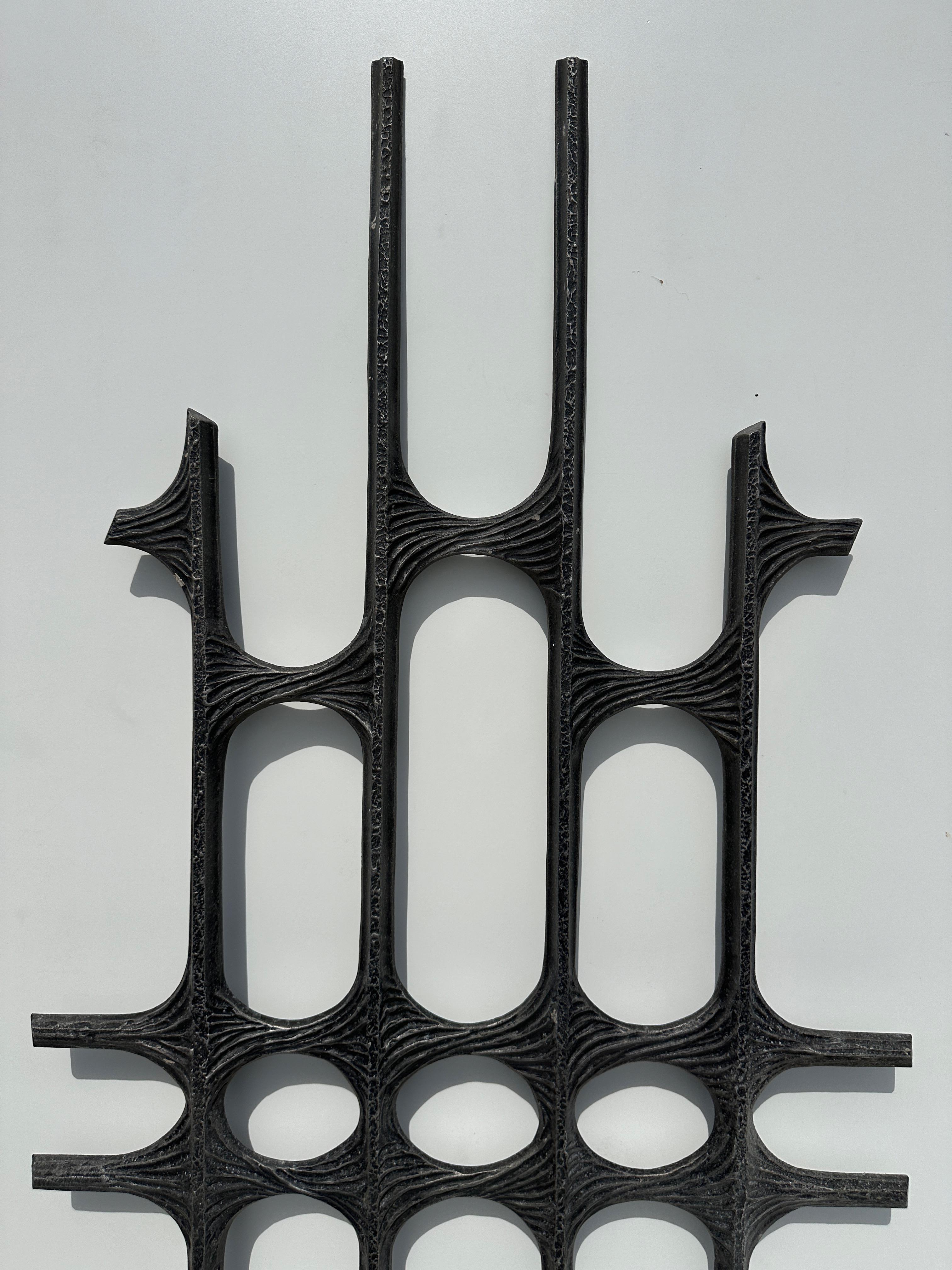 Brutalist Door Panel or Wall Decoration For Sale 8