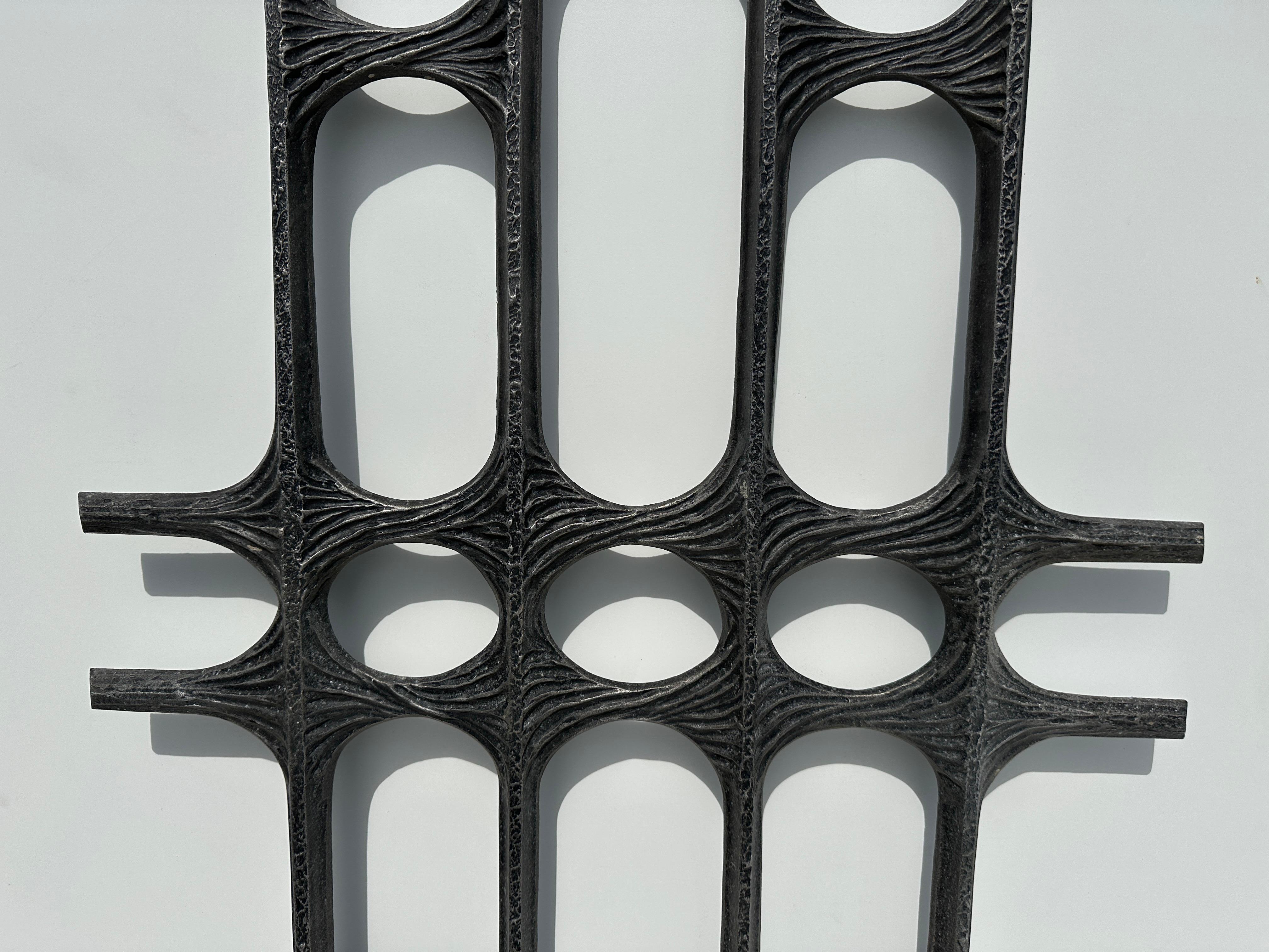 Brutalist Door Panel or Wall Decoration For Sale 9
