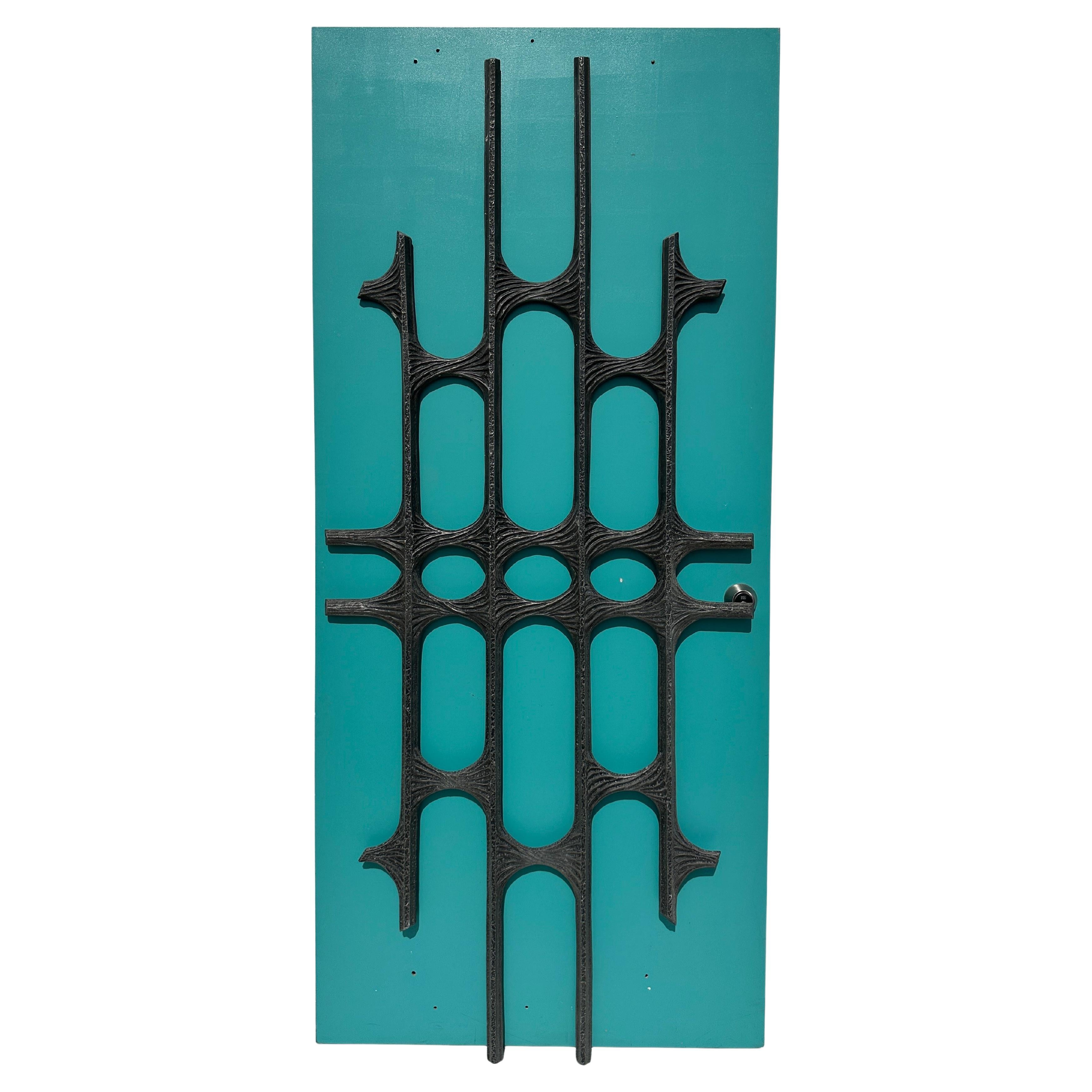 Panel de Puerta o Decoración de Pared Brutalista