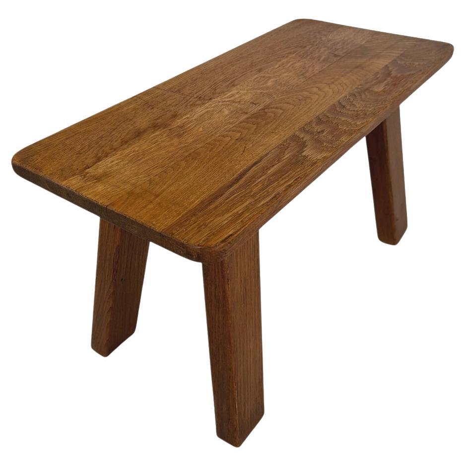 Brutalist Dutch Oak Coffee Table For Sale